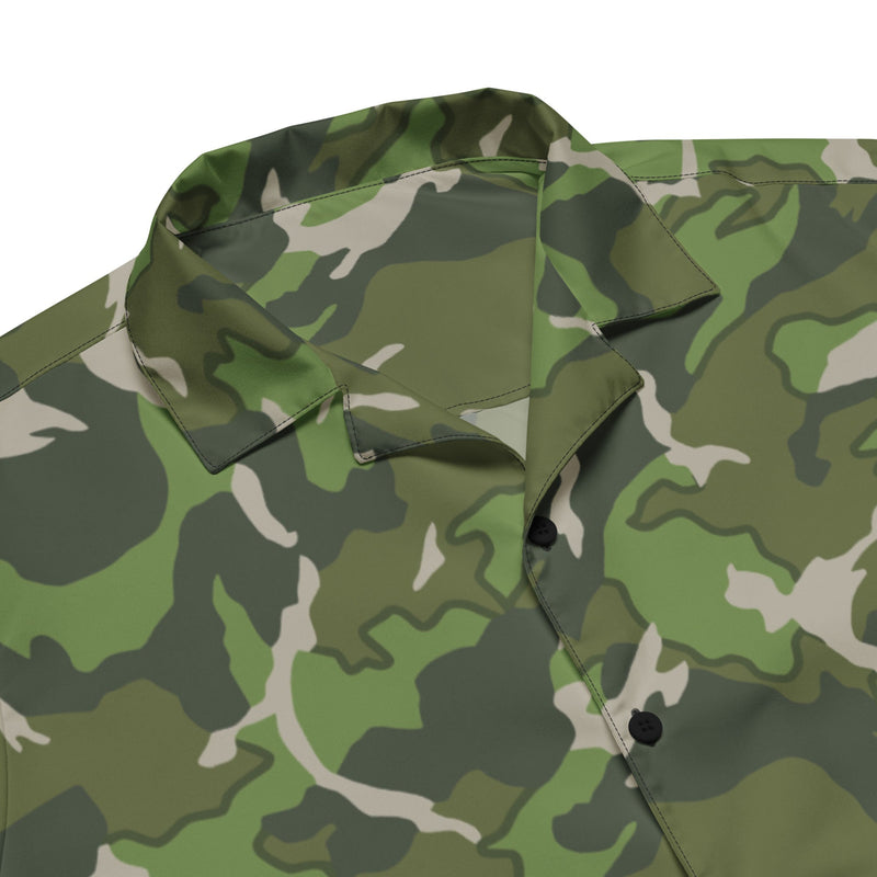 Denison Type 84 Airborne CAMO Unisex Short-Sleeve Button Shirt - Button-Up
