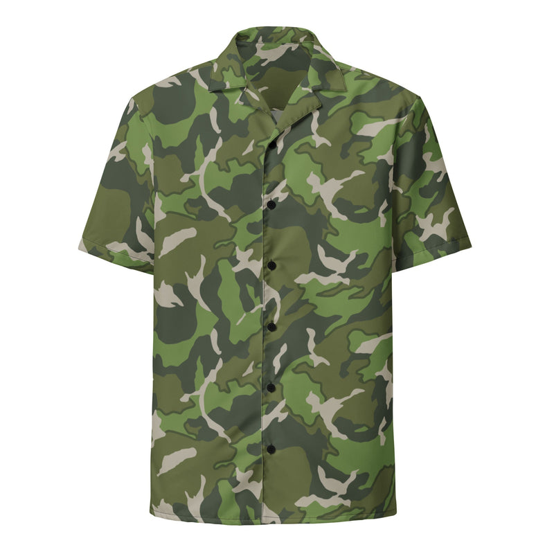 Denison Type 84 Airborne CAMO Unisex Short-Sleeve Button Shirt - Button-Up