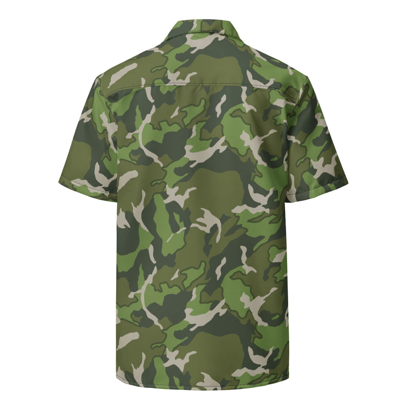 Denison Type 84 Airborne CAMO Unisex Short-Sleeve Button Shirt - Button-Up