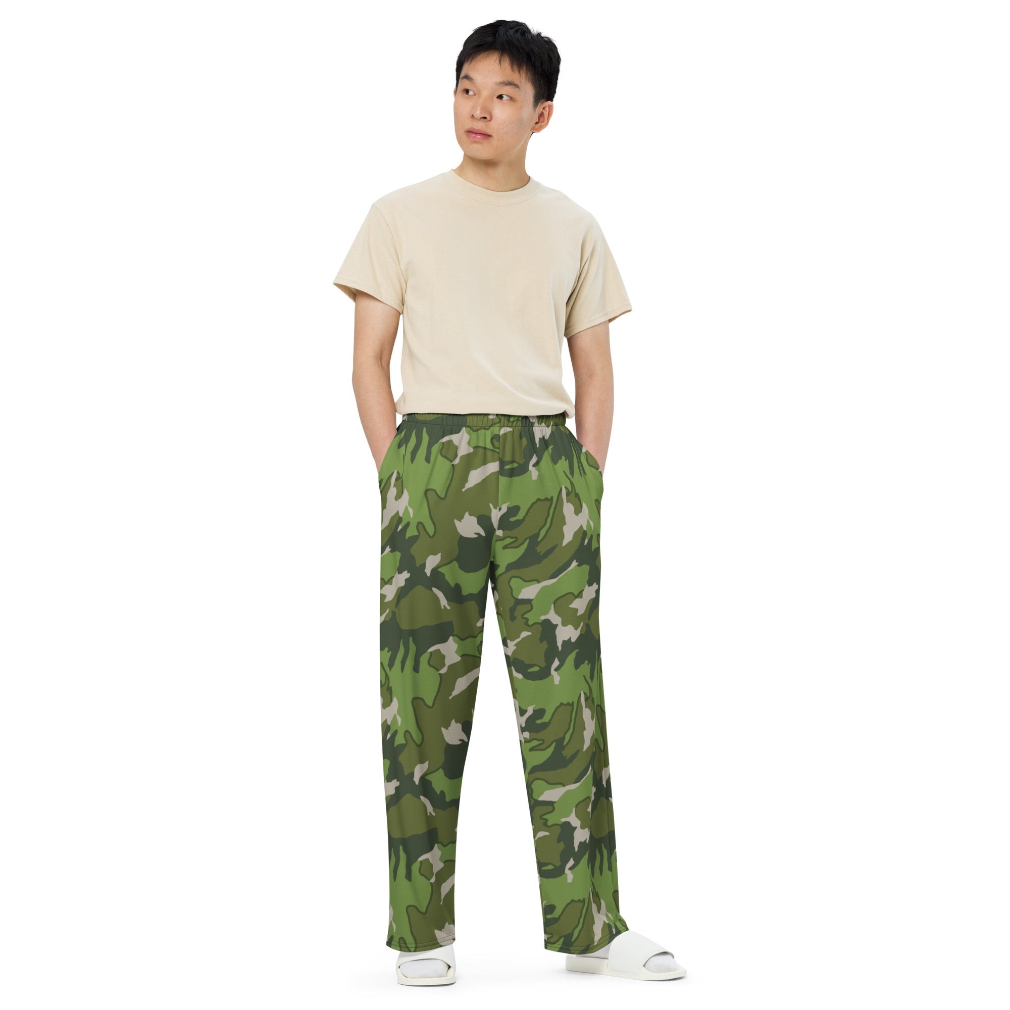 CAMO HQ - Chinese Denison Type 84 CAMO Unisex Wide-Leg Leisure