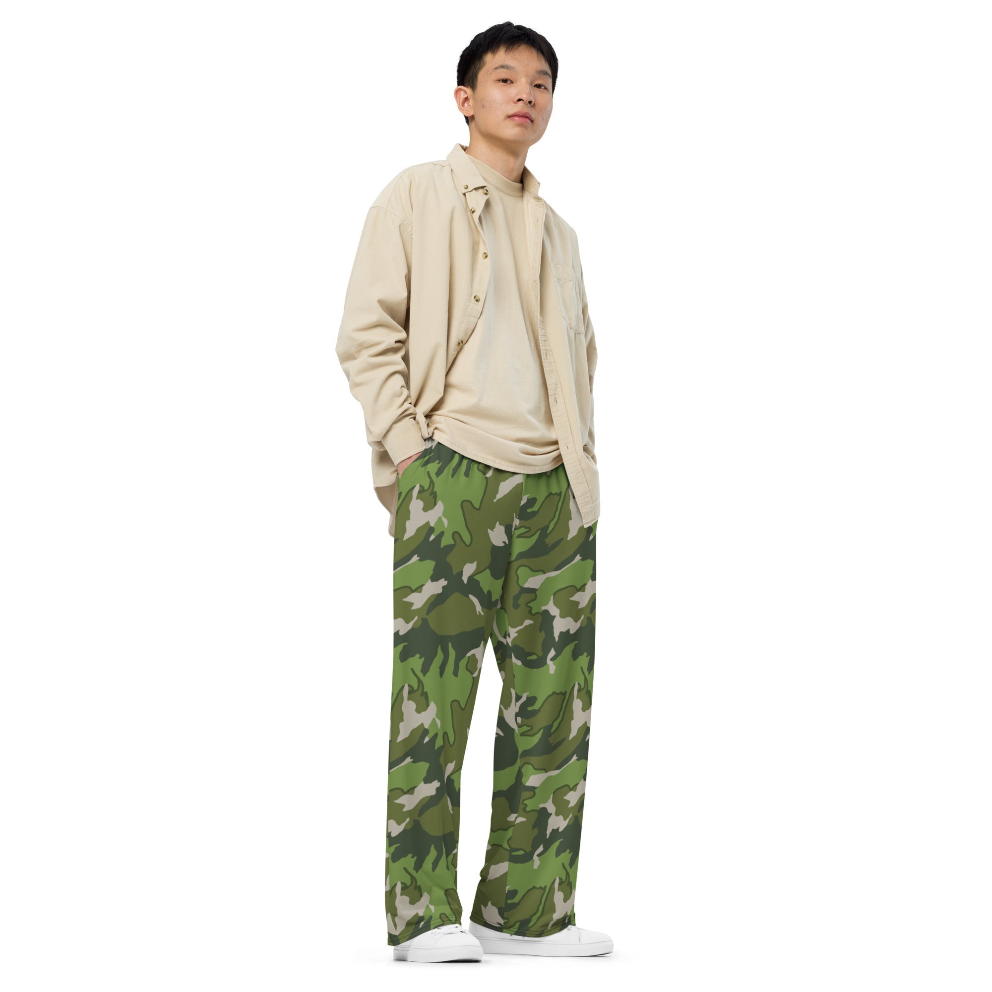 CAMO HQ - Chinese Denison Type 84 CAMO Unisex Wide-Leg Leisure