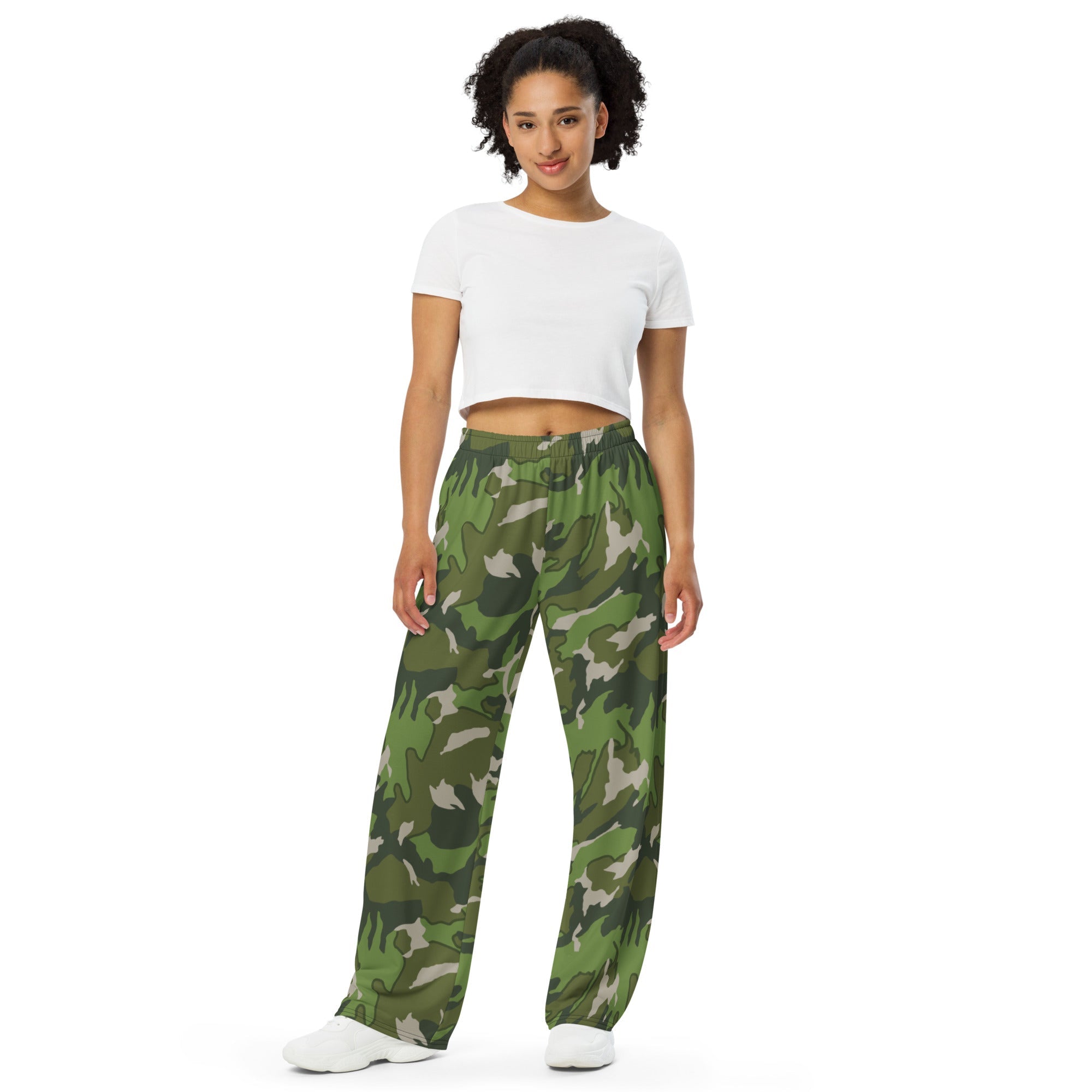 CAMO HQ - Chinese Denison Type 84 CAMO Unisex Wide-Leg Leisure