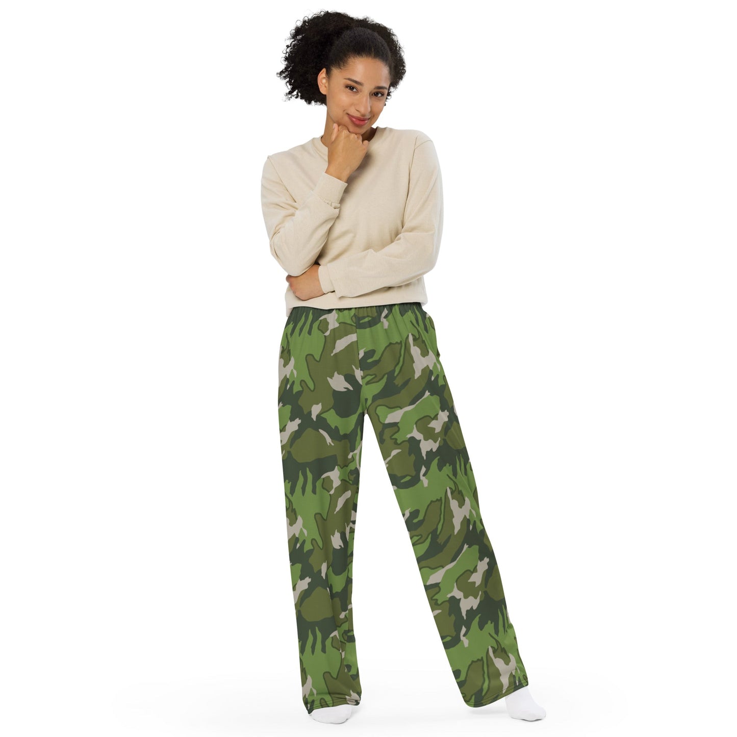 Chinese Denison Type 84 CAMO unisex wide-leg pants - Wide-leg Pants