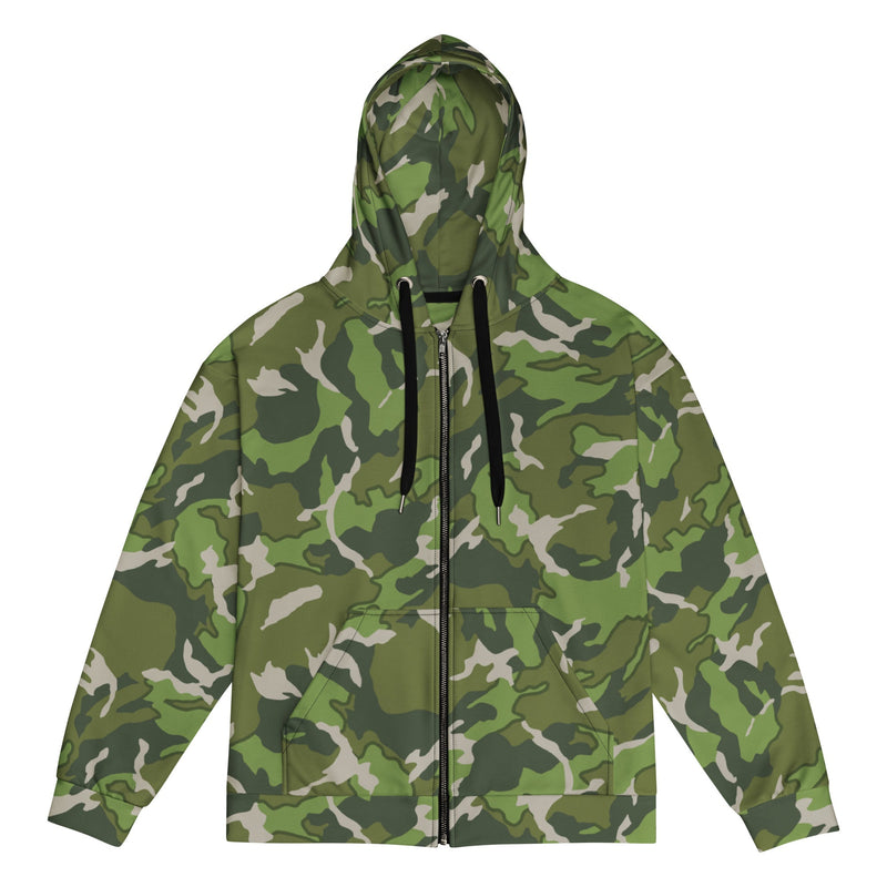 Denison Type 84 Airborne CAMO Unisex Zip Hoodie - 2XS