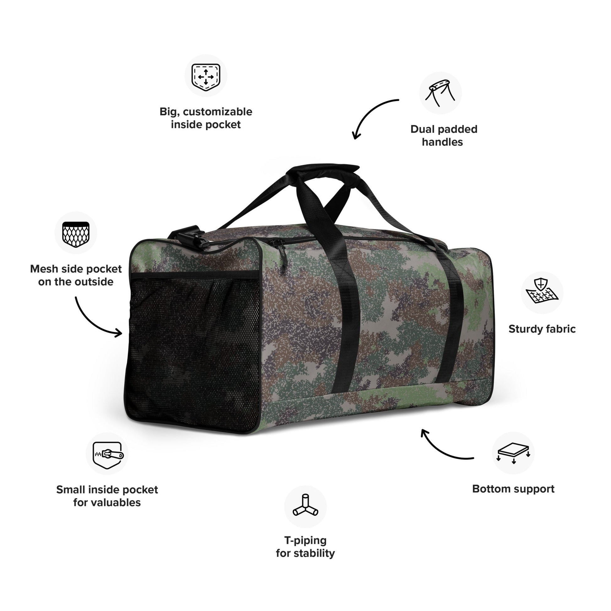 Chinese Digital Starry Sky CAMO Duffle bag - Bags