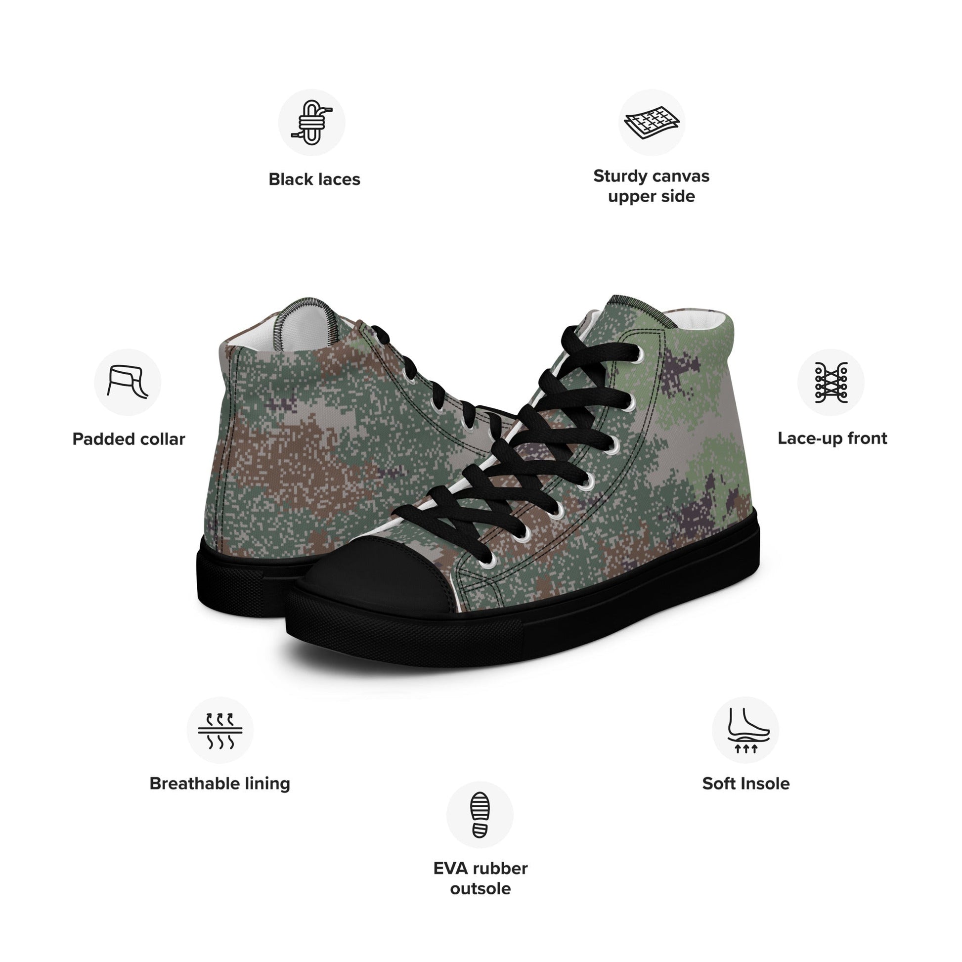 Chinese Digital Starry Sky CAMO Mens high top canvas shoes High Top Canvas Shoes