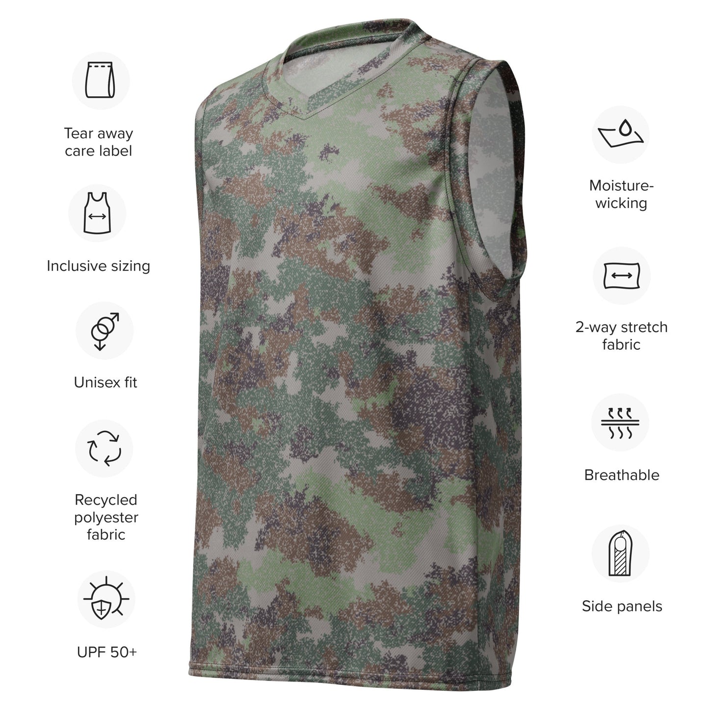 Chinese Digital Starry Sky CAMO unisex basketball jersey - Basketball Jerseys