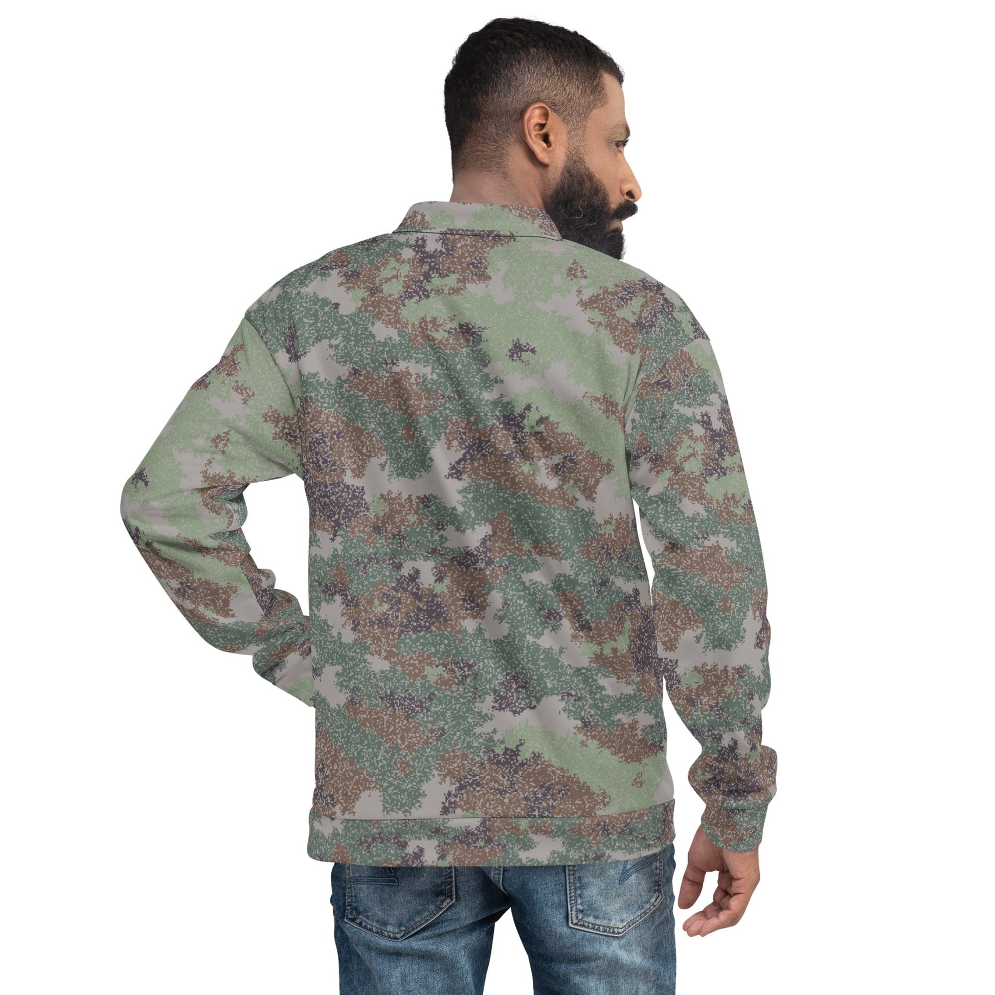 Chinese Digital Starry Sky CAMO Unisex Bomber Jacket - Jackets