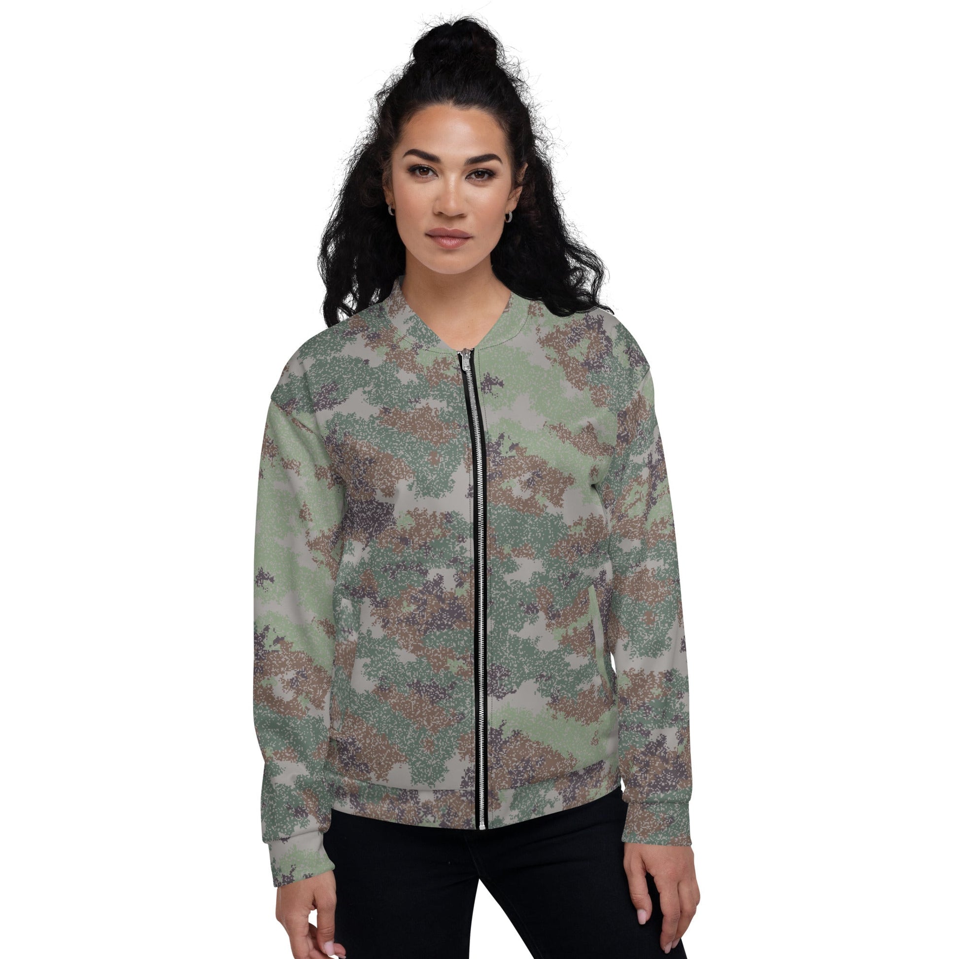 Chinese Digital Starry Sky CAMO Unisex Bomber Jacket - Jackets