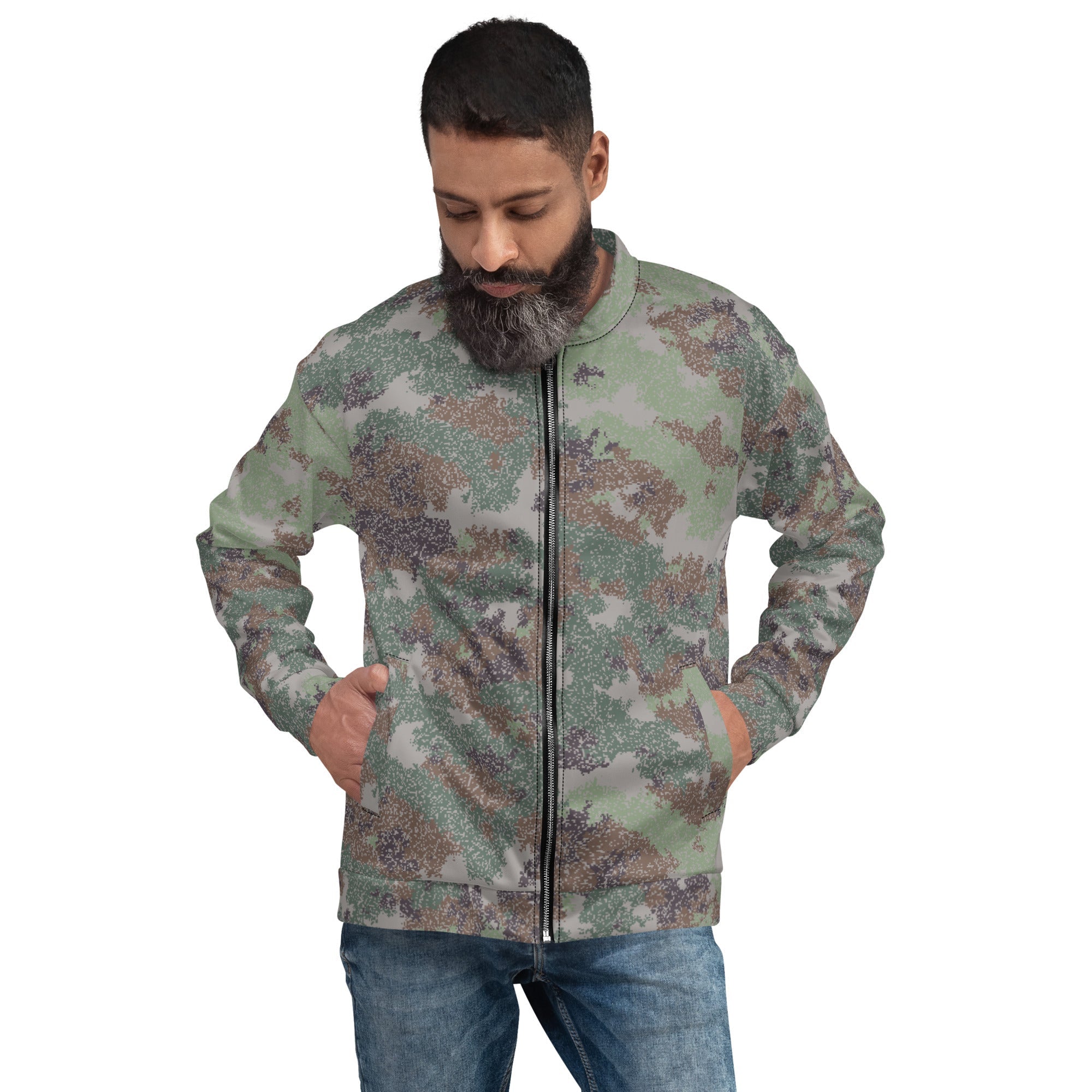 CAMO HQ - Chinese Digital Starry Sky CAMO Unisex Bomber Jacket