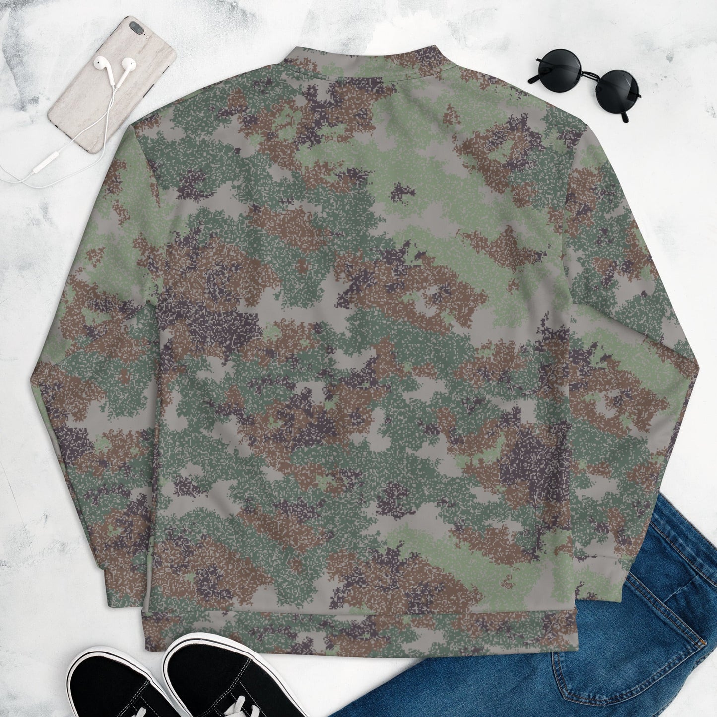 Chinese Digital Starry Sky CAMO Unisex Bomber Jacket - Jackets