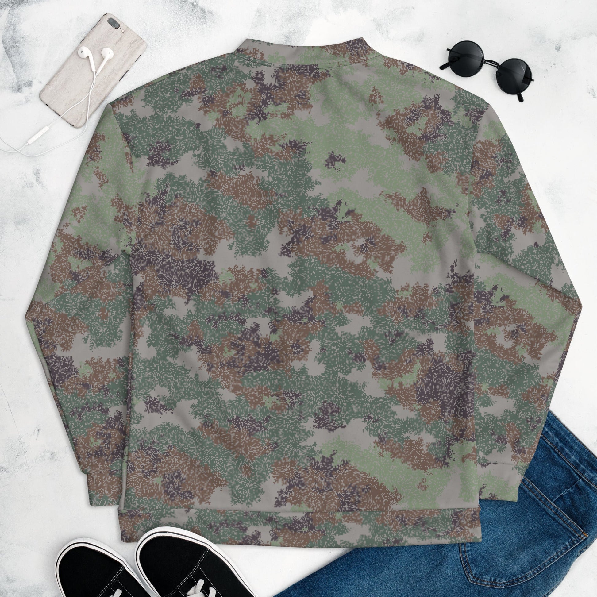 Chinese Digital Starry Sky CAMO Unisex Bomber Jacket - Jackets