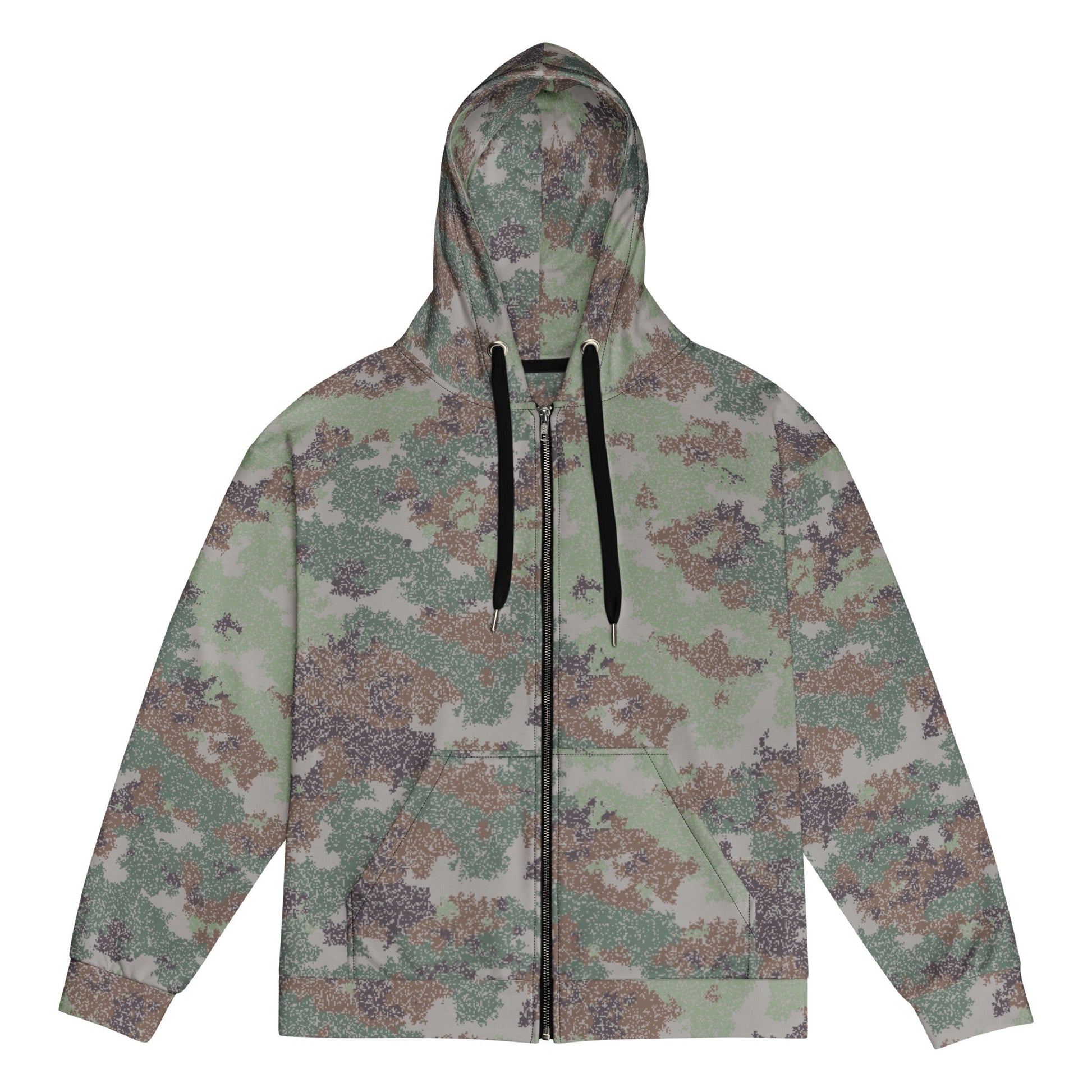 Chinese Digital Starry Sky CAMO Unisex zip hoodie 2XS Zip Hoodies