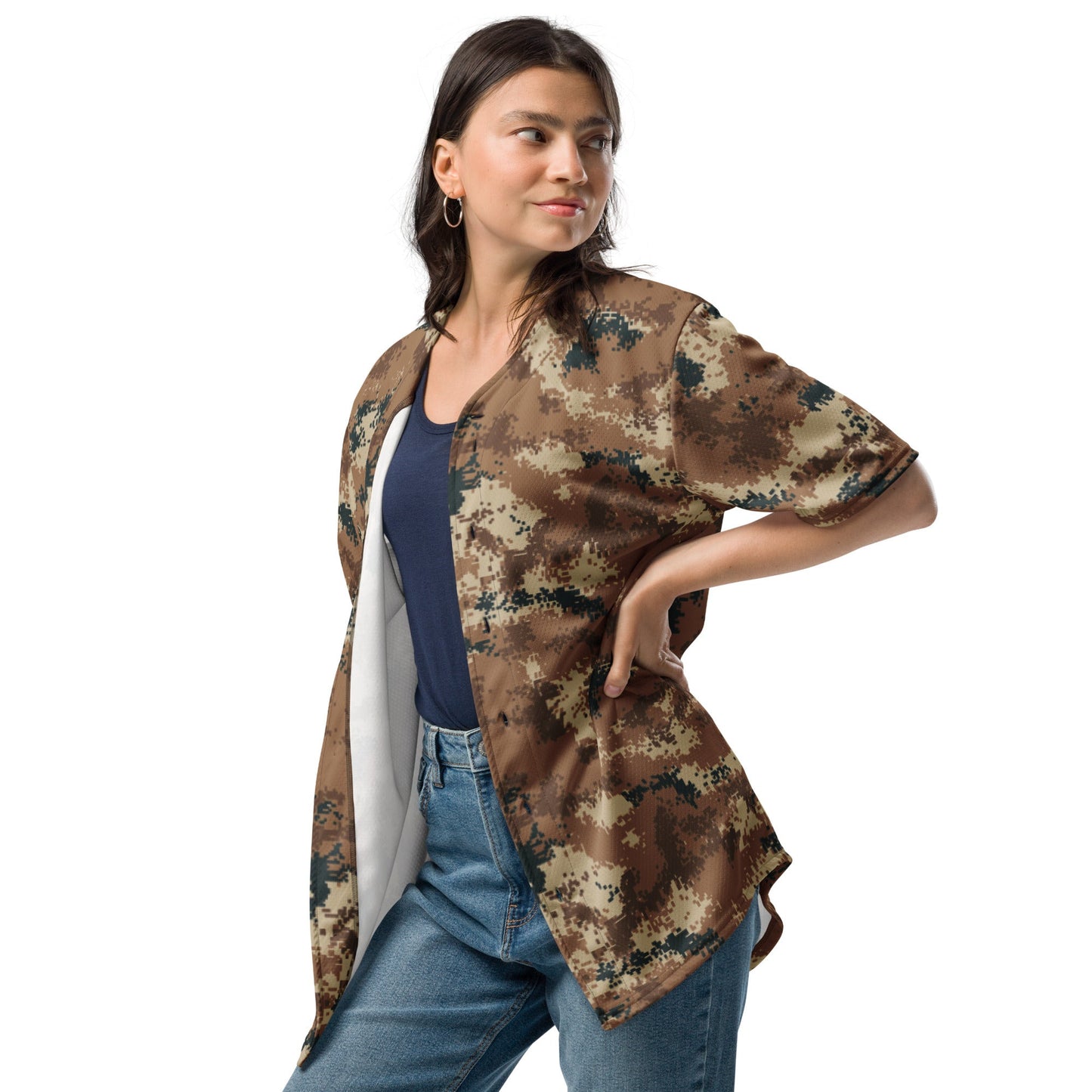 Chinese Digital Type 07 Arid CAMO baseball jersey - Baseball Jerseys