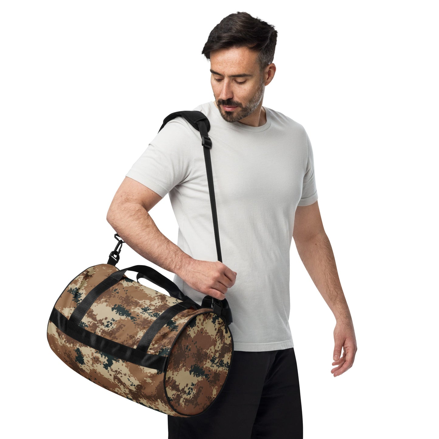 Chinese Digital Type 07 Arid CAMO gym bag - Gym Bags