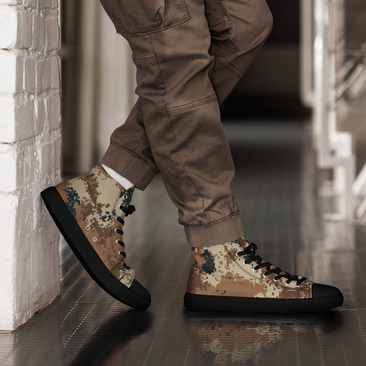 Chinese Digital Type 07 Arid CAMO Mens high top canvas shoes - 5 - High Top Canvas Shoes