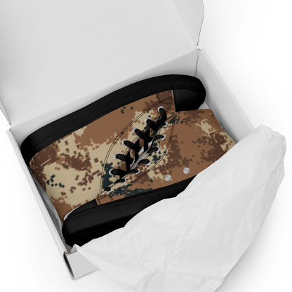 Chinese Digital Type 07 Arid CAMO Mens high top canvas shoes - High Top Canvas Shoes