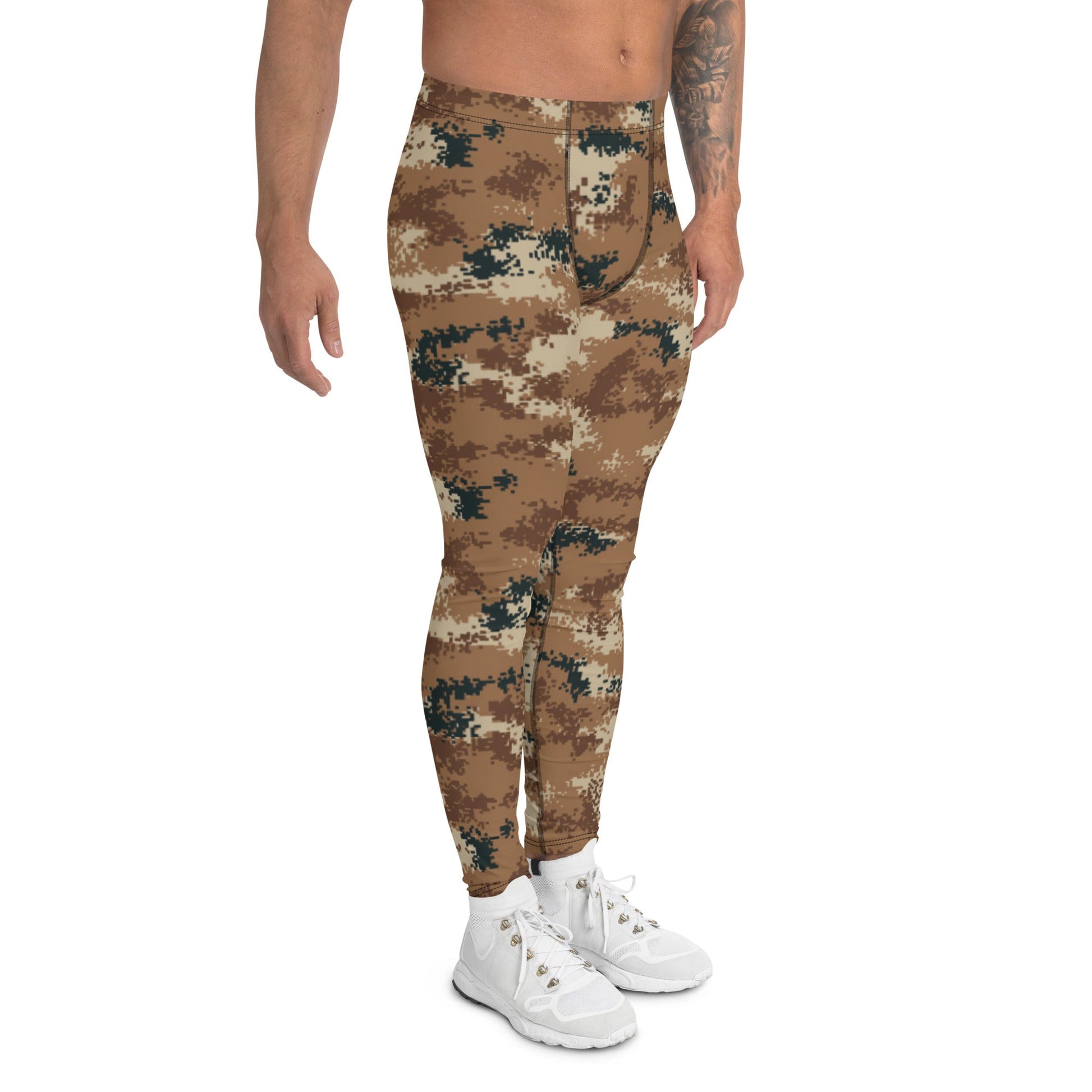 Chinese Digital Type 07 Arid CAMO Mens Leggings