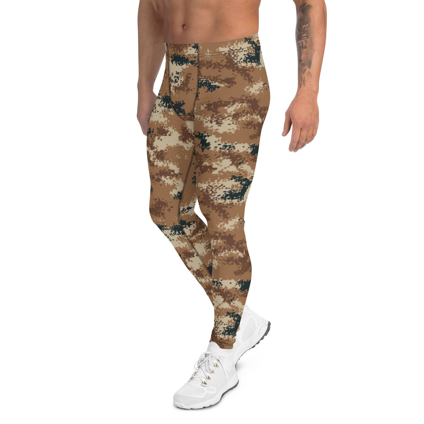 Chinese Digital Type 07 Arid CAMO Mens Leggings