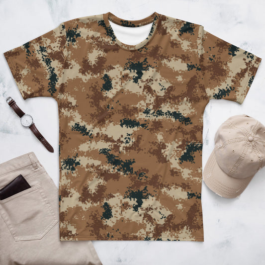 Chinese Digital Type 07 Arid CAMO Mens t-shirt - XS - T-Shirts