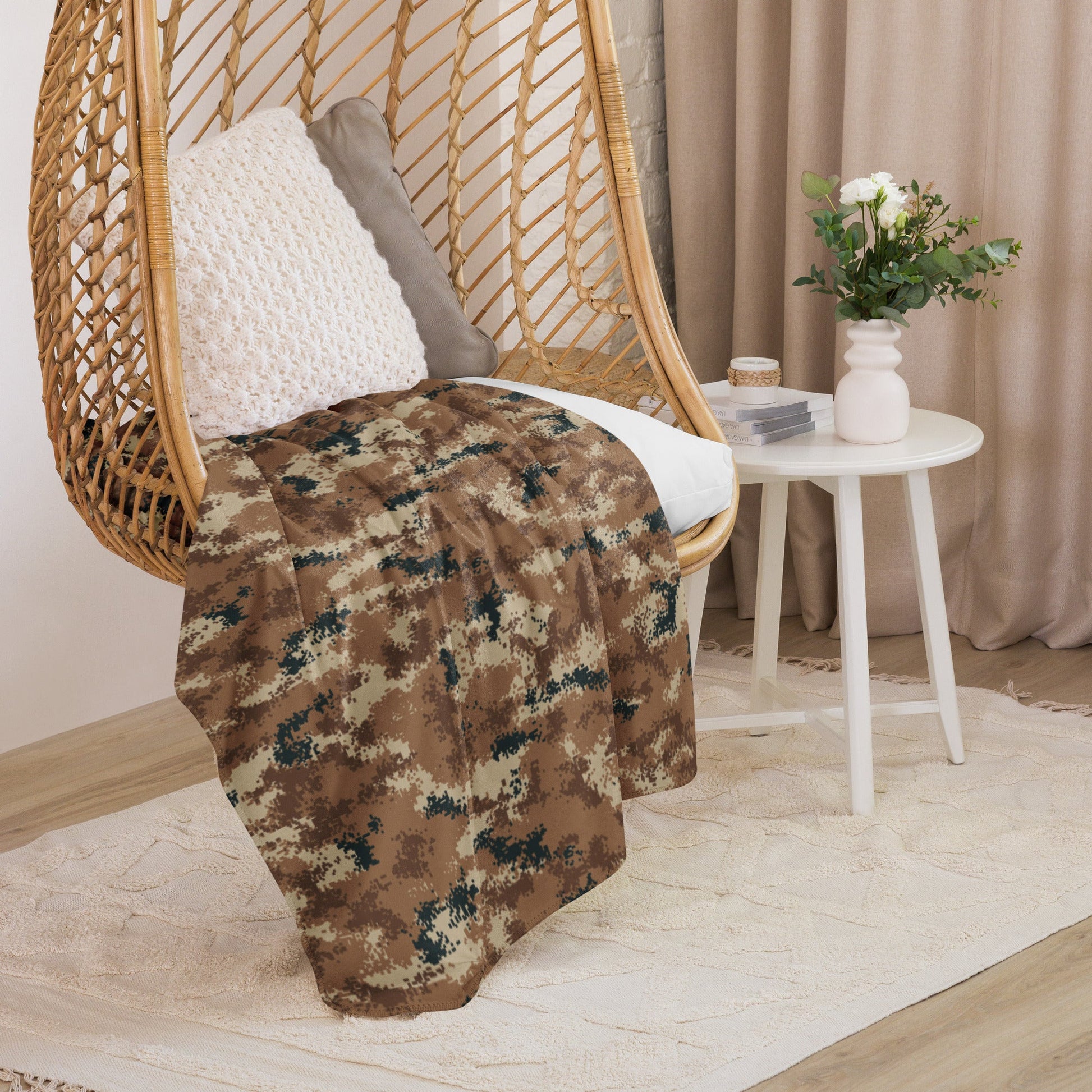 Chinese Digital Type 07 Arid CAMO Sherpa blanket - Blankets