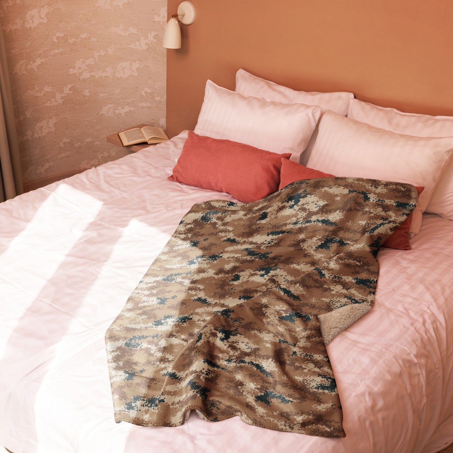 Chinese Digital Type 07 Arid CAMO Sherpa blanket - Blankets