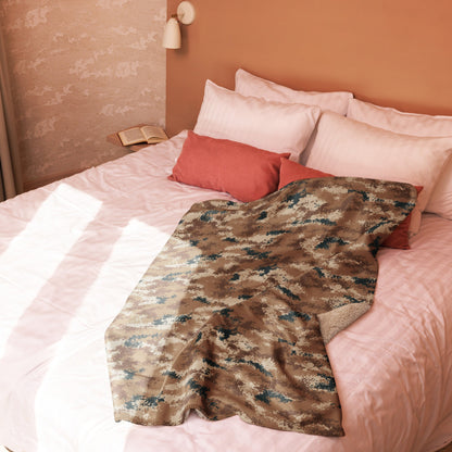 Chinese Digital Type 07 Arid CAMO Sherpa blanket - Blankets