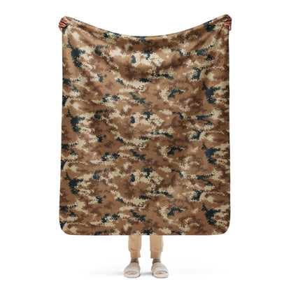 Chinese Digital Type 07 Arid CAMO Sherpa blanket - 50″×60″ - Blankets