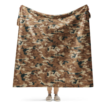 Chinese Digital Type 07 Arid CAMO Sherpa blanket - 60″×80″ - Blankets