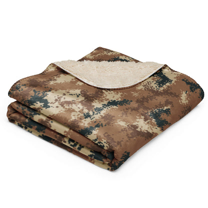 Chinese Digital Type 07 Arid CAMO Sherpa blanket - Blankets