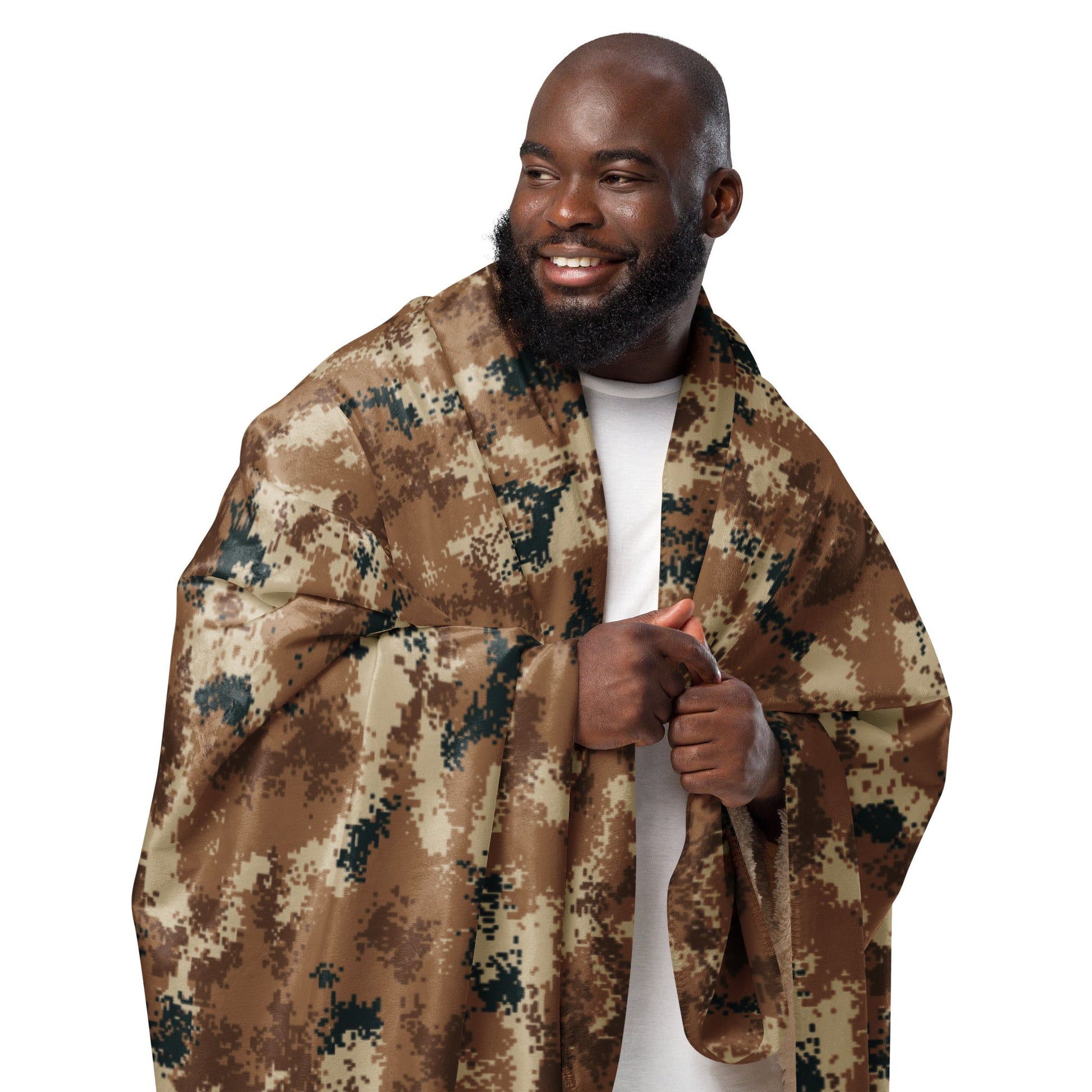 Chinese Digital Type 07 Arid CAMO Sherpa blanket - Blankets