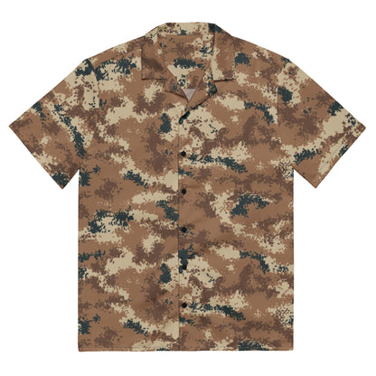 Chinese Digital Type 07 Arid CAMO Unisex button shirt - Button Shirts