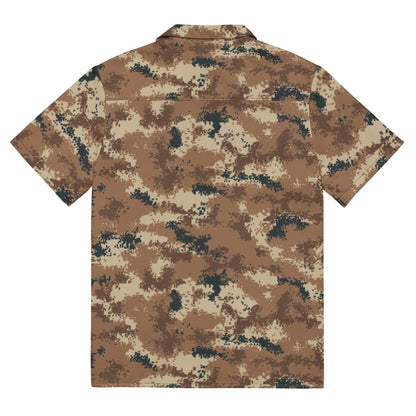 Chinese Digital Type 07 Arid CAMO Unisex button shirt - Button Shirts
