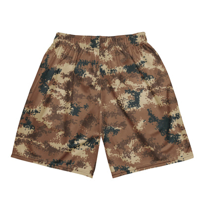 Chinese Digital Type 07 Arid CAMO Unisex mesh shorts - Mesh Shorts