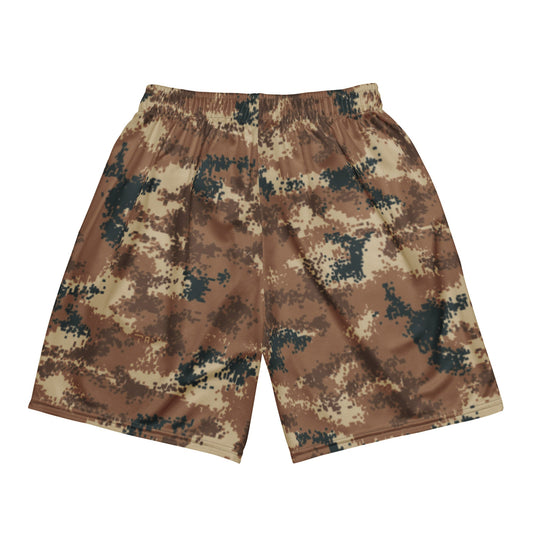 Chinese Digital Type 07 Arid CAMO Unisex mesh shorts - Mesh Shorts