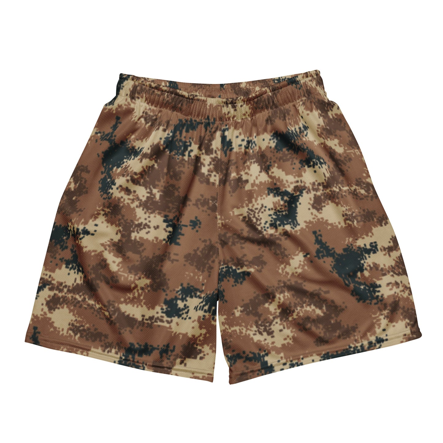 Chinese Digital Type 07 Arid CAMO Unisex mesh shorts - 2XS - Mesh Shorts