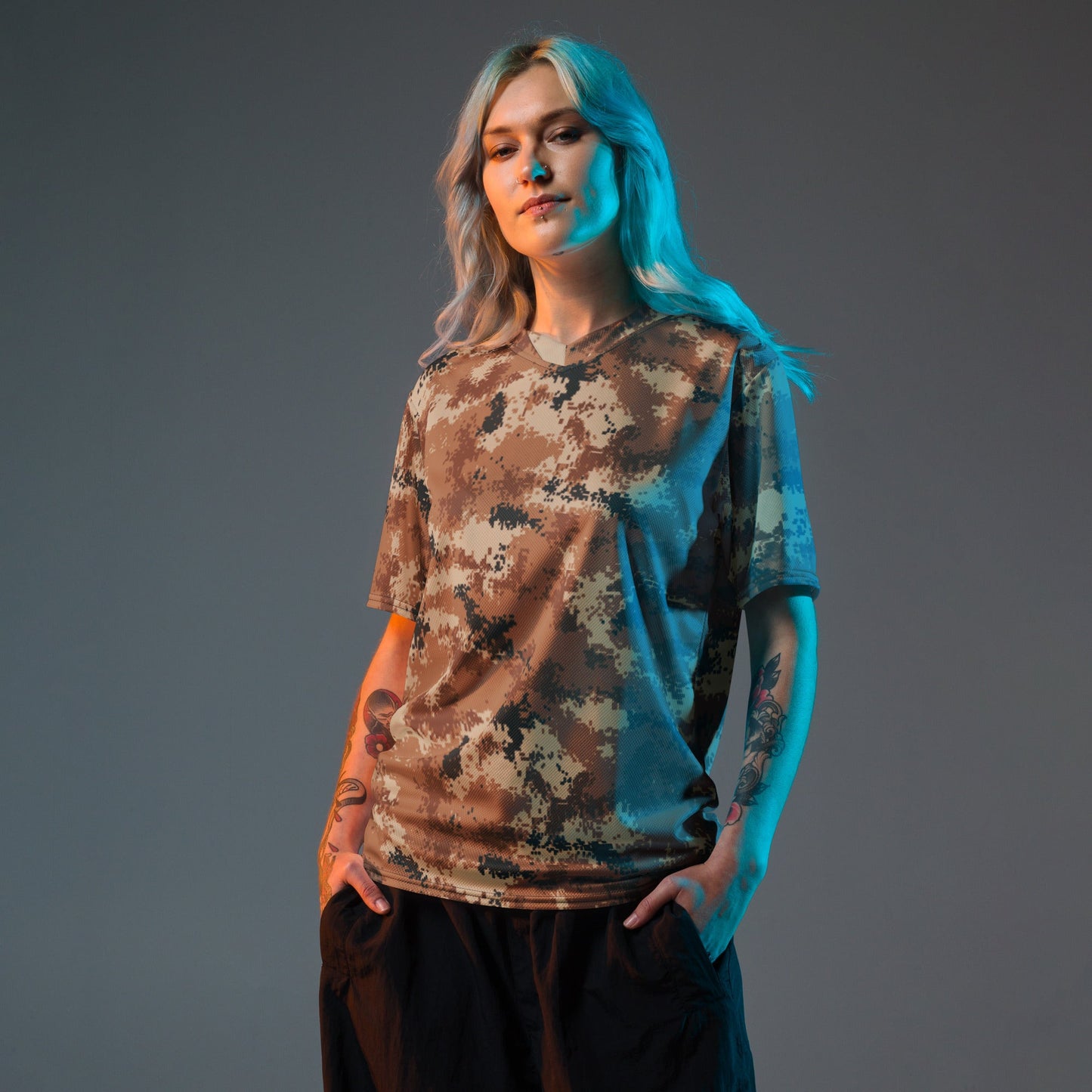 Chinese Digital Type 07 Arid CAMO unisex sports jersey - Sports Jerseys