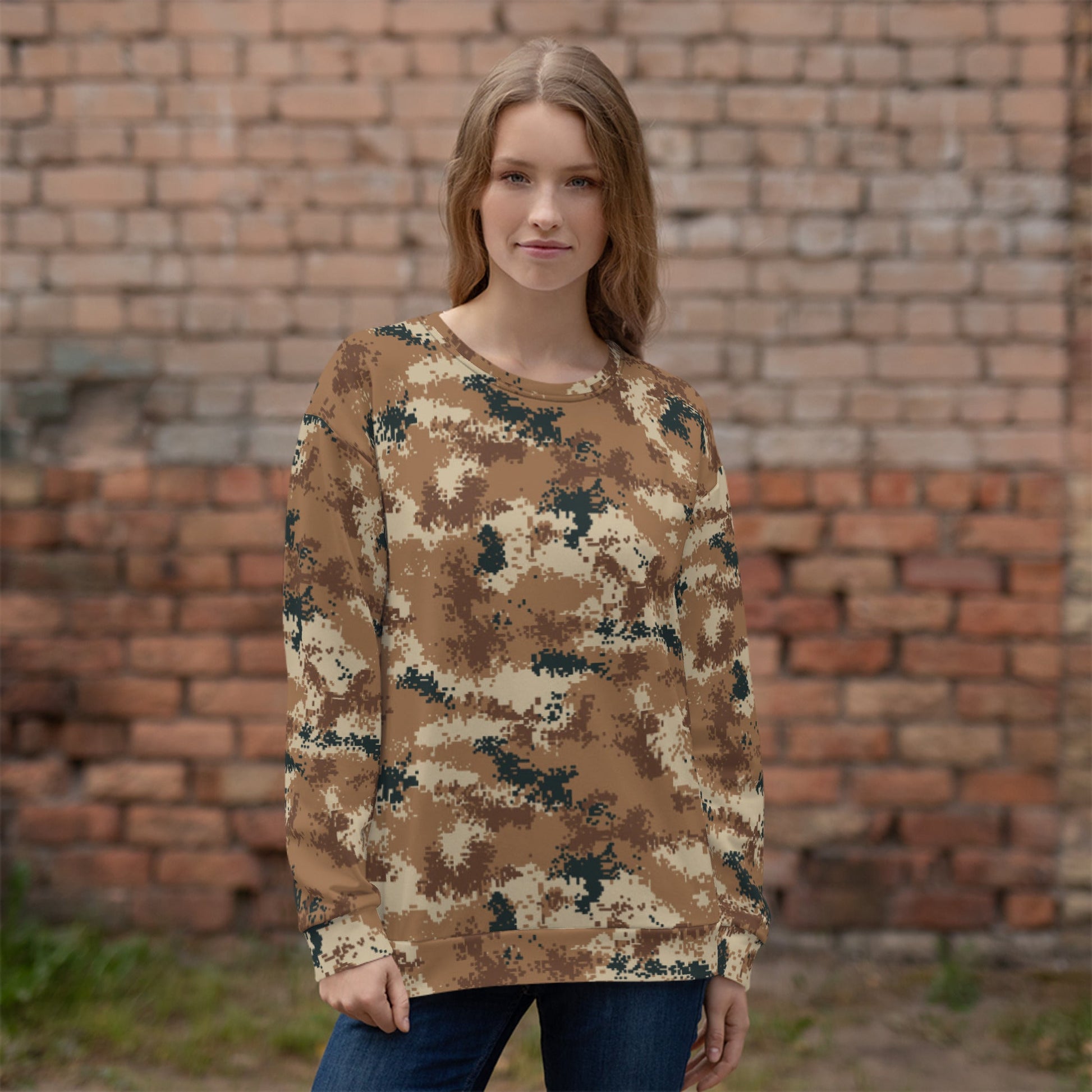 Chinese Digital Type 07 Arid CAMO Unisex Sweatshirt - Sweatshirts