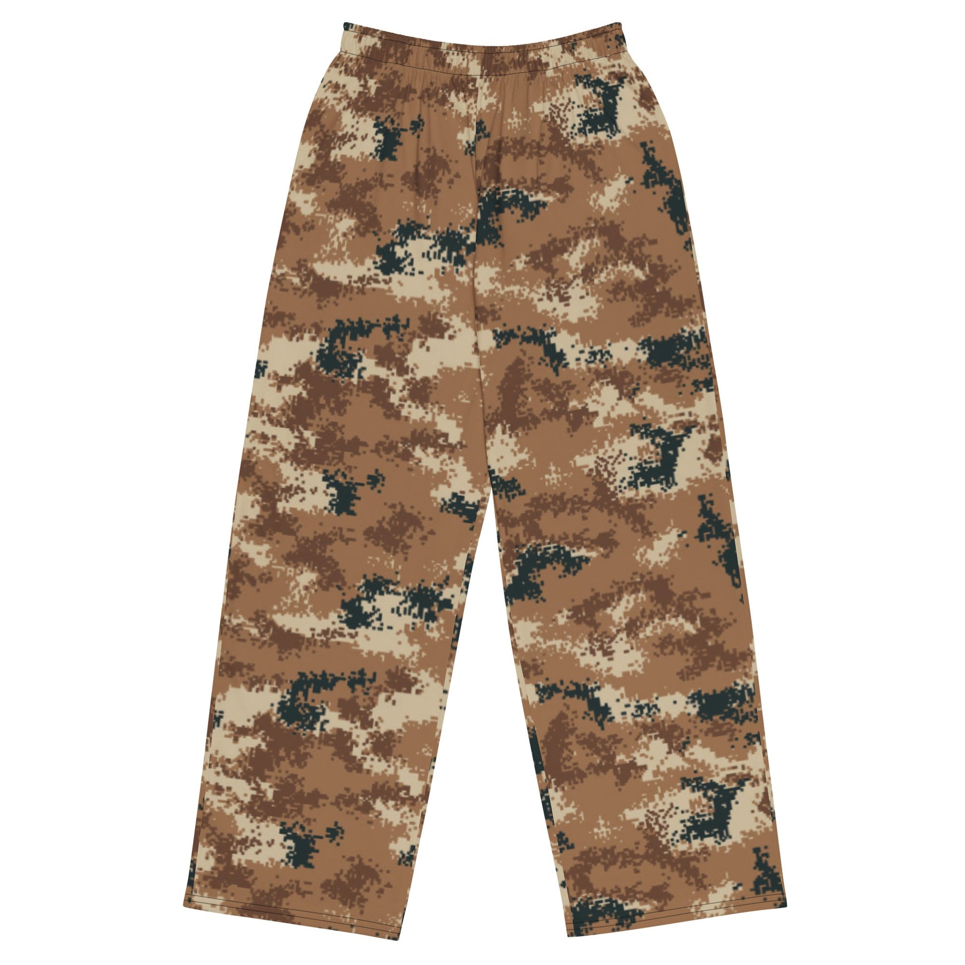 Chinese Digital Type 07 Arid CAMO unisex wide-leg pants - 2XS - Wide-leg Pants