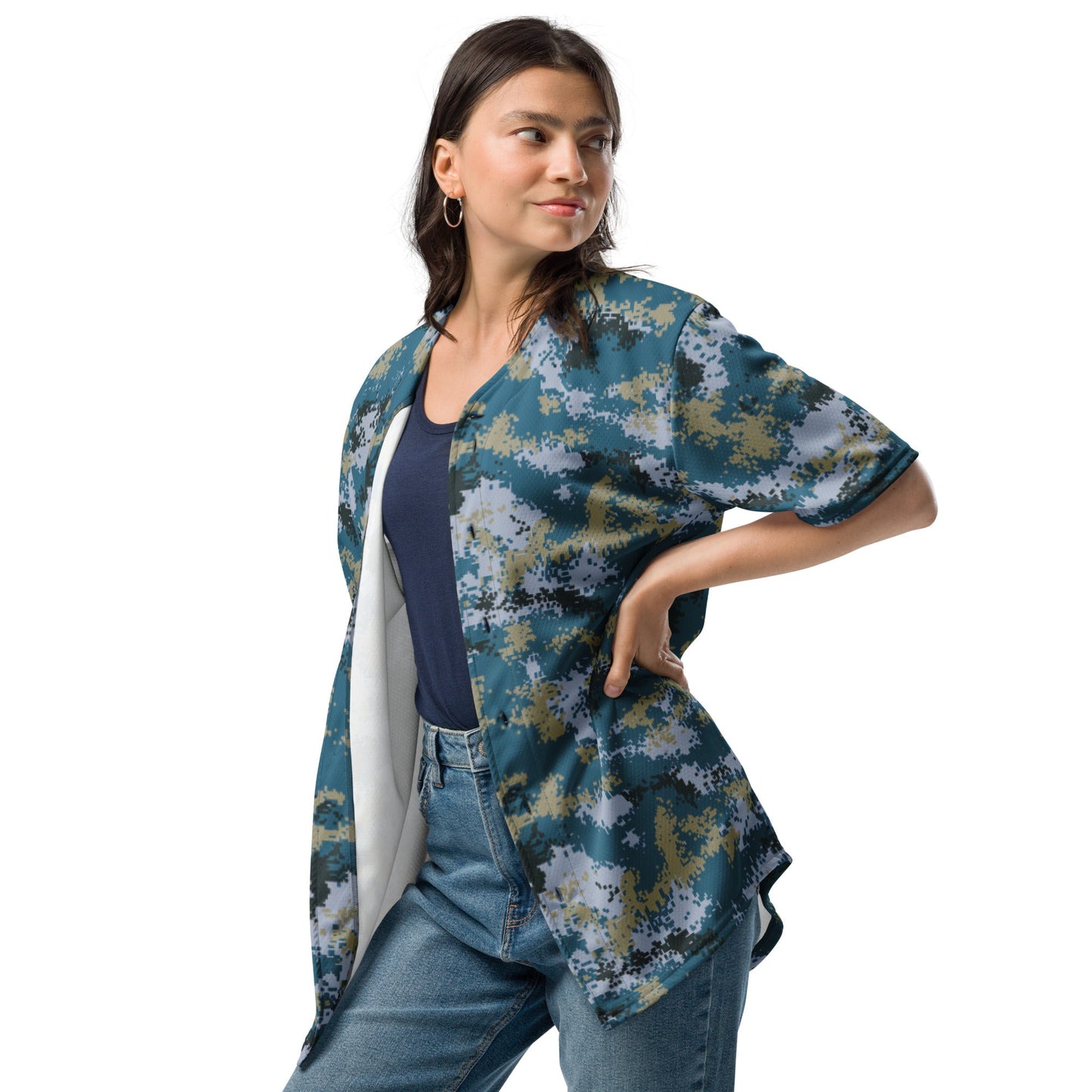 Chinese Digital Type 07 Ocean CAMO baseball jersey - Baseball Jerseys