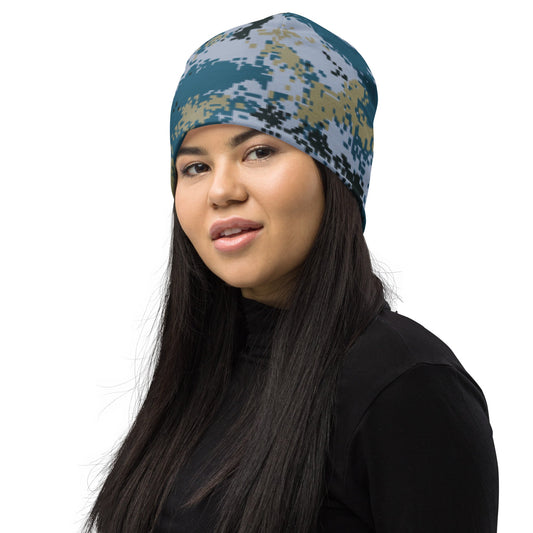 Chinese Digital Type 07 Ocean CAMO Beanie - Beanies