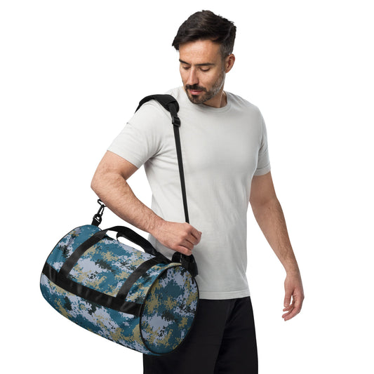 Chinese Digital Type 07 Ocean CAMO gym bag - Gym Bags