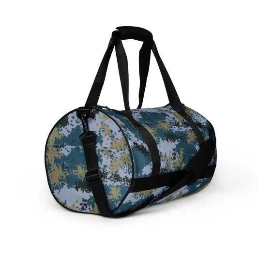 Chinese Digital Type 07 Ocean CAMO gym bag - Gym Bags