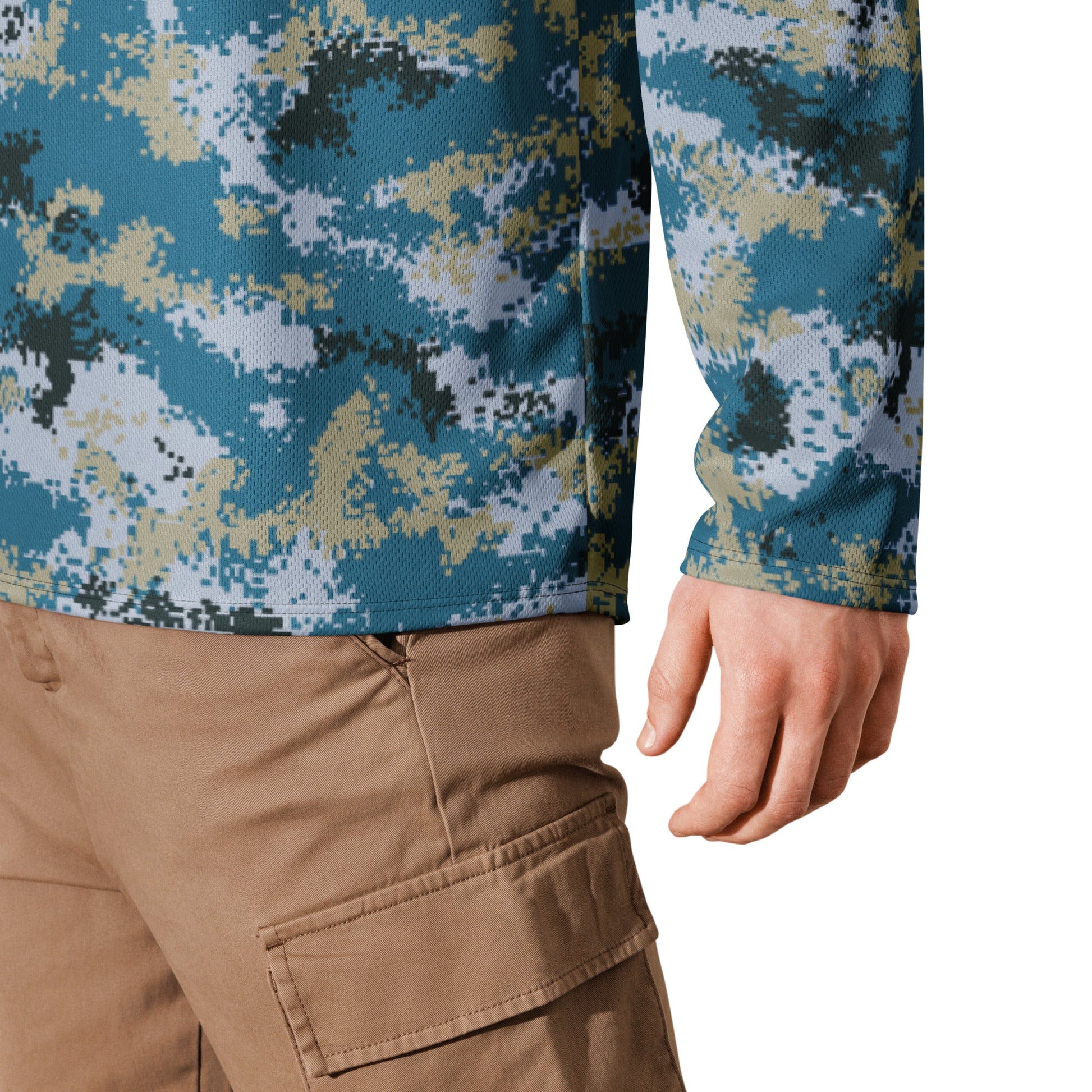 Chinese Digital Type 07 Ocean CAMO Unisex Hockey Fan Jersey