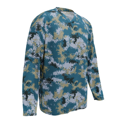 Chinese Digital Type 07 Ocean CAMO Unisex Hockey Fan Jersey