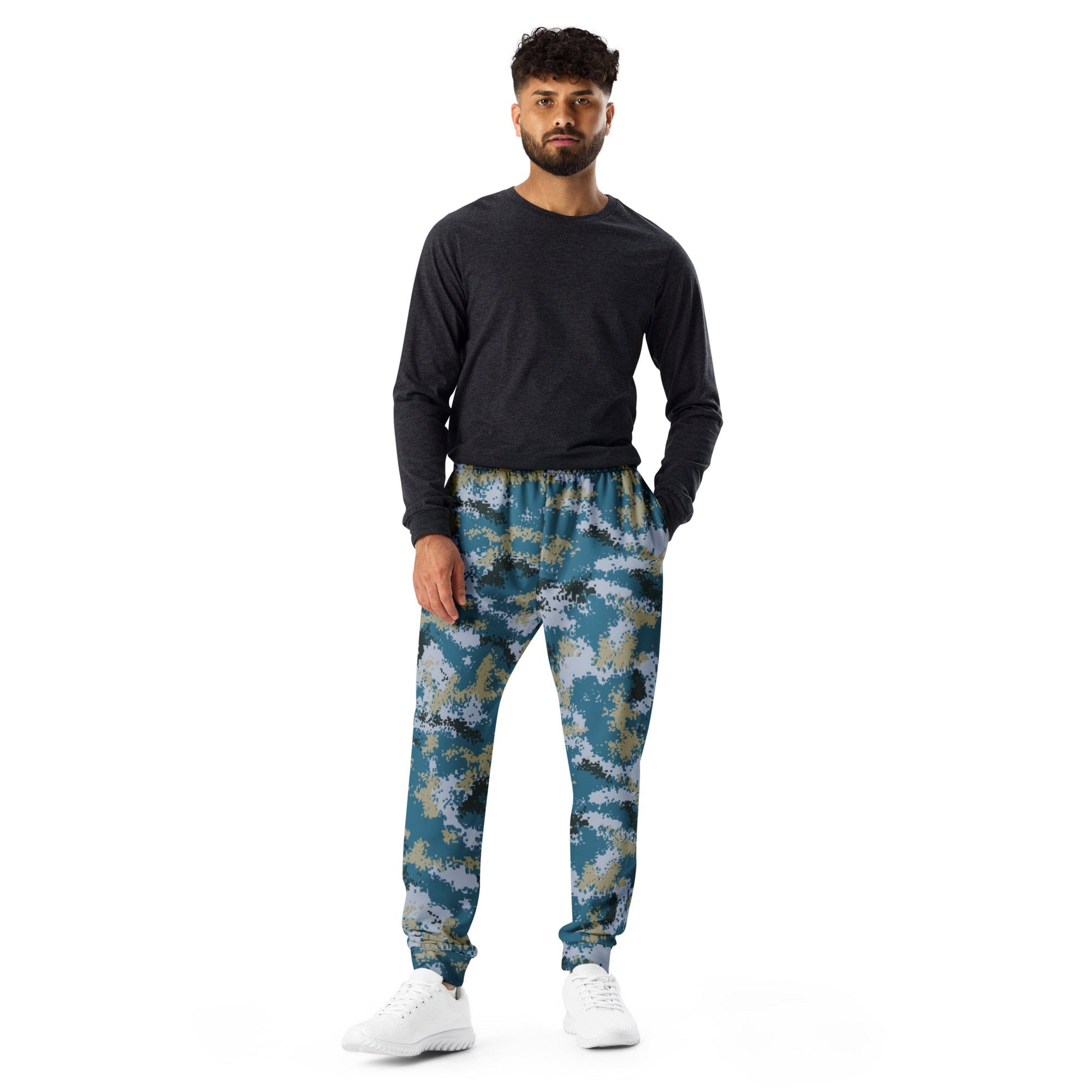 Chinese Digital Type 07 Ocean CAMO Mens Joggers