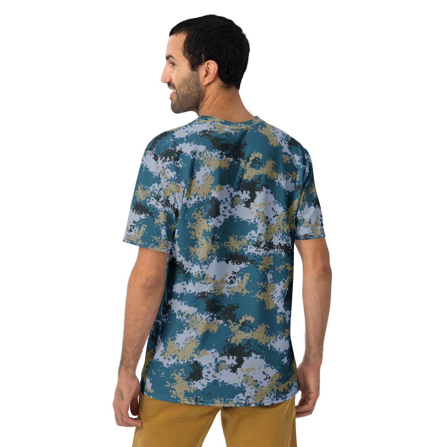 Chinese Digital Type 07 Ocean CAMO Mens t-shirt - T-Shirts