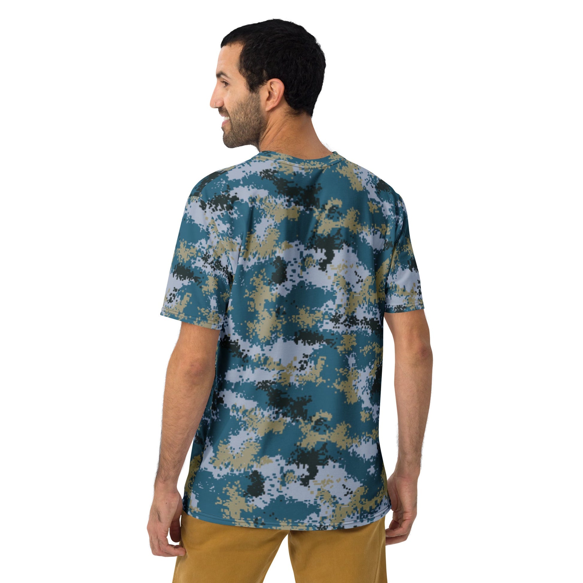 Chinese Digital Type 07 Ocean CAMO Mens t-shirt - T-Shirts