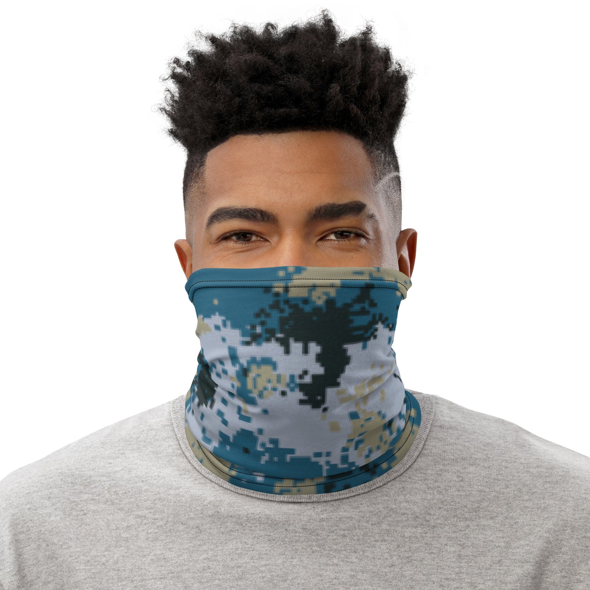 Chinese Digital Type 07 Ocean CAMO Neck Gaiter