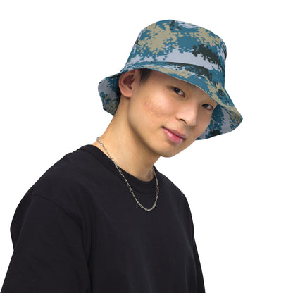 Chinese Digital Type 07 Ocean CAMO Reversible bucket hat - Bucket Hats